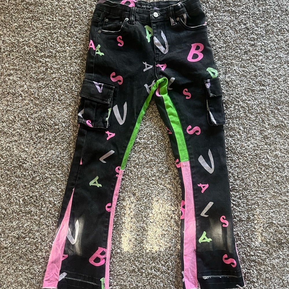 Valabasas Jeans Flare Cargo Denim